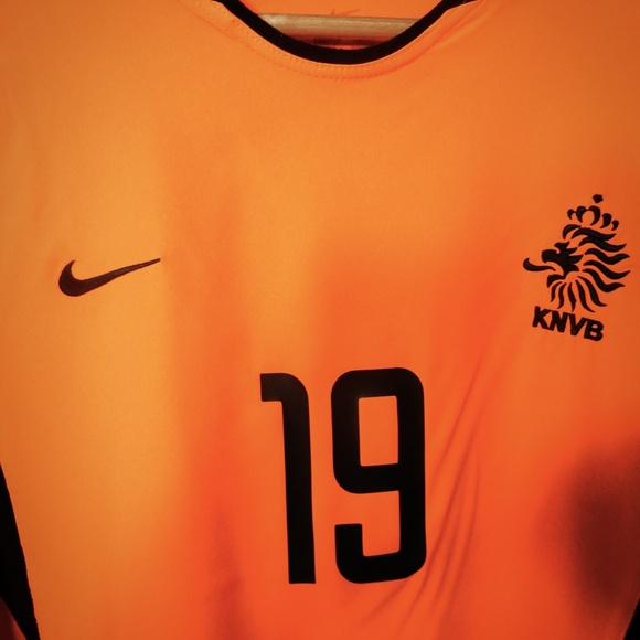Netherlands 2002/2004 Home Jersey – Robben #19 – Size XL – Orange Nike Shirt - Picture 6 of 14